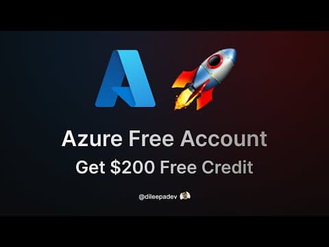 Create Azure Free Account – Get $200 Free Credit